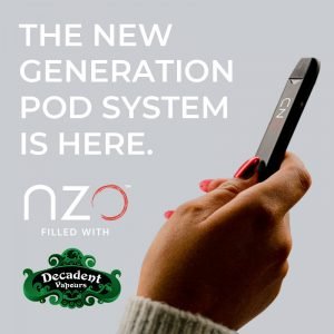 Decadent Vapours and nzo Collaborate on New Generation Pod System Decadent Vapours and nzo Collaborate on New Generation Pod System
